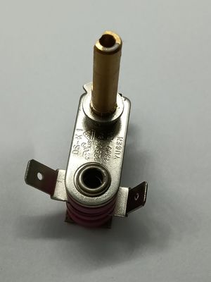 Termostato bimetallico regolabile con intervallo di temperatura 50-250 C e 100 cicli di resistenza